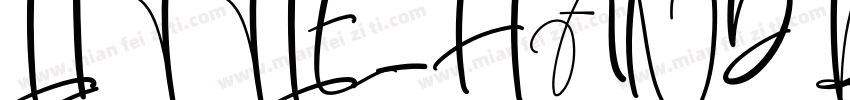 LITTLE_HAND Regular字体转换